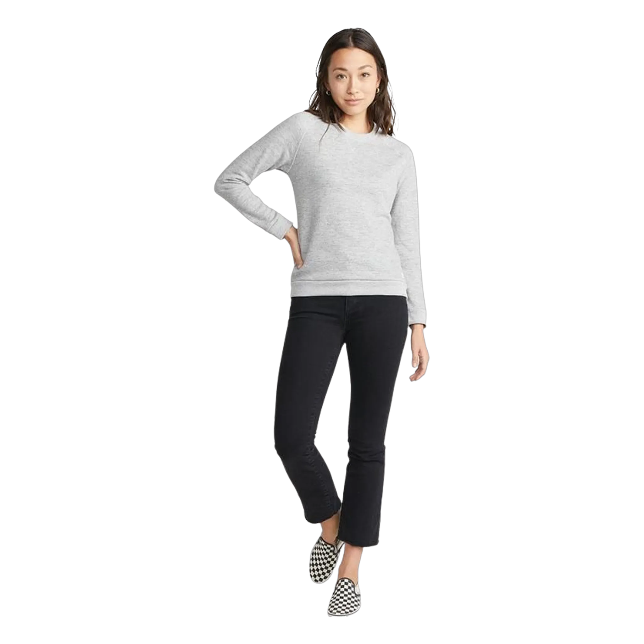 Women's Mock Twist Sherpa Crew Pullover