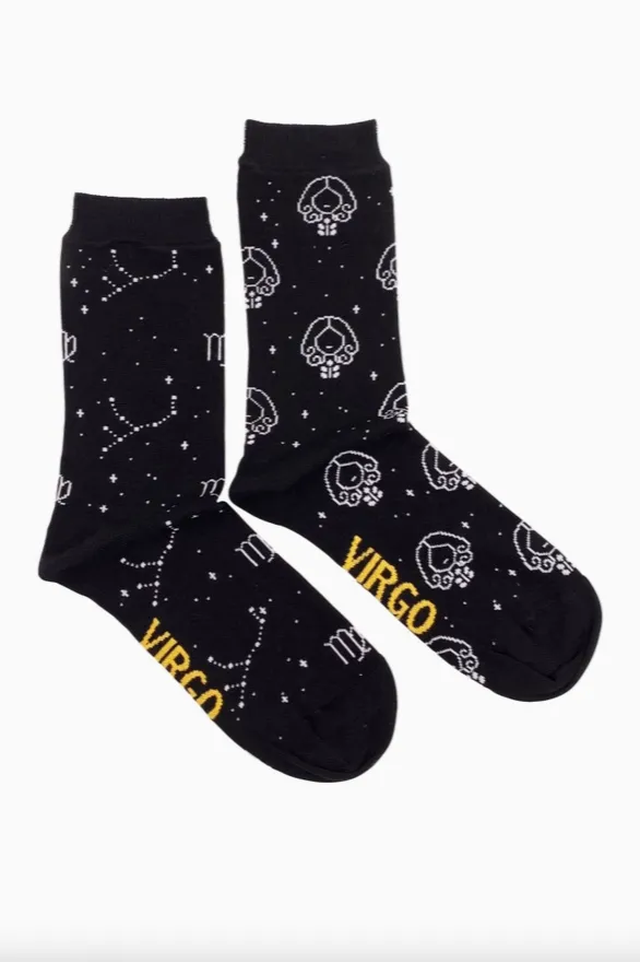 Womens Zodiac Mismatched Socks | Virgo
