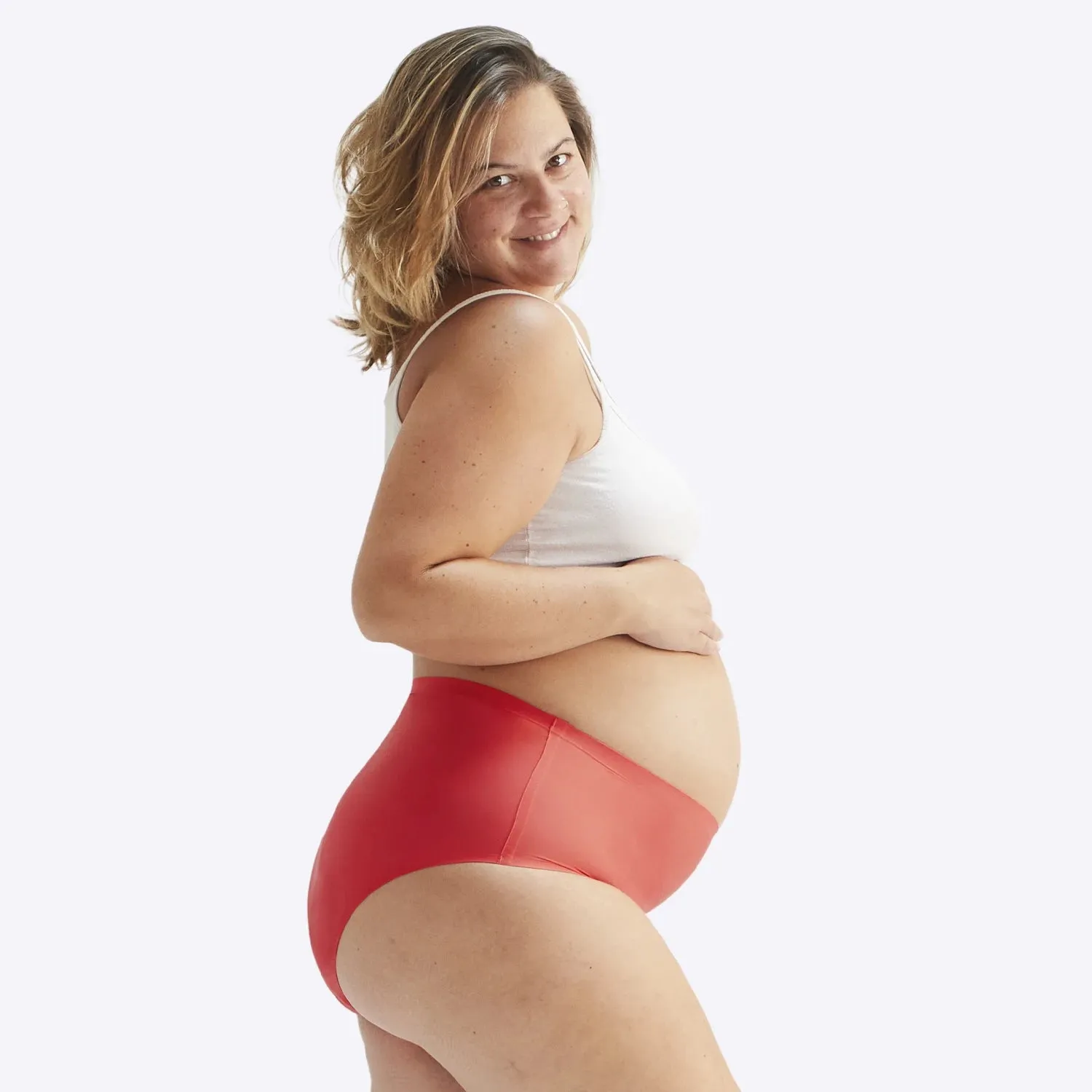 WUKA Drytech™️ High Waist - For Light Leaks - Coral Pink