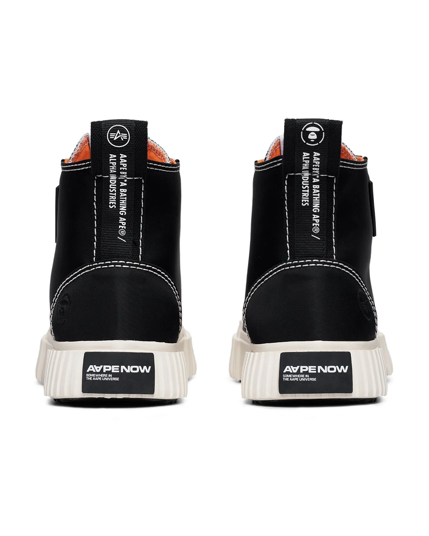 X Alpha Industries galaxy high-top sneakers