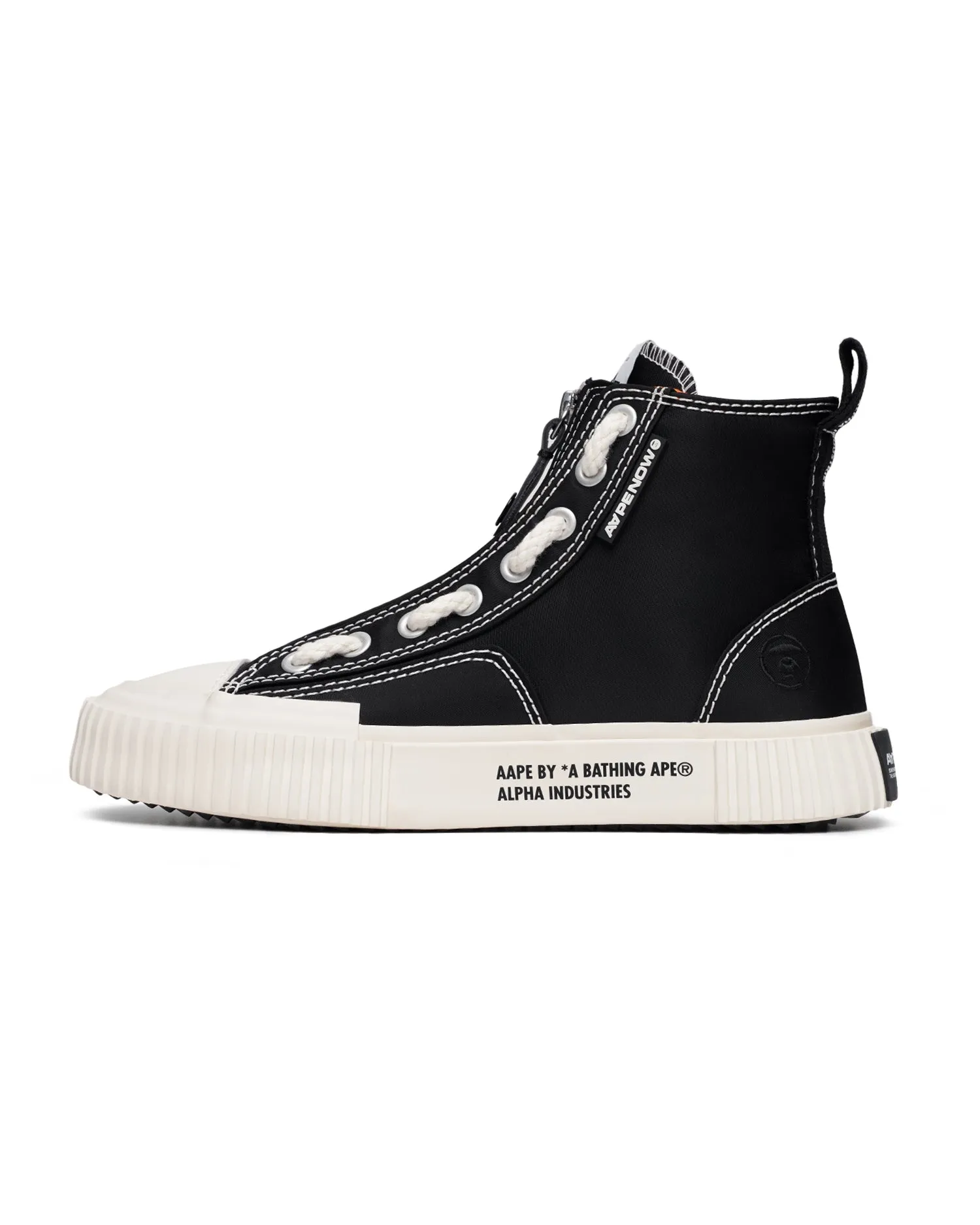 X Alpha Industries galaxy high-top sneakers