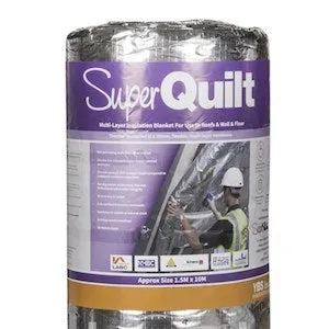 YBS SuperQuilt Multi-Layer Foil Insulation - 15m2 (1.5m x 10m)